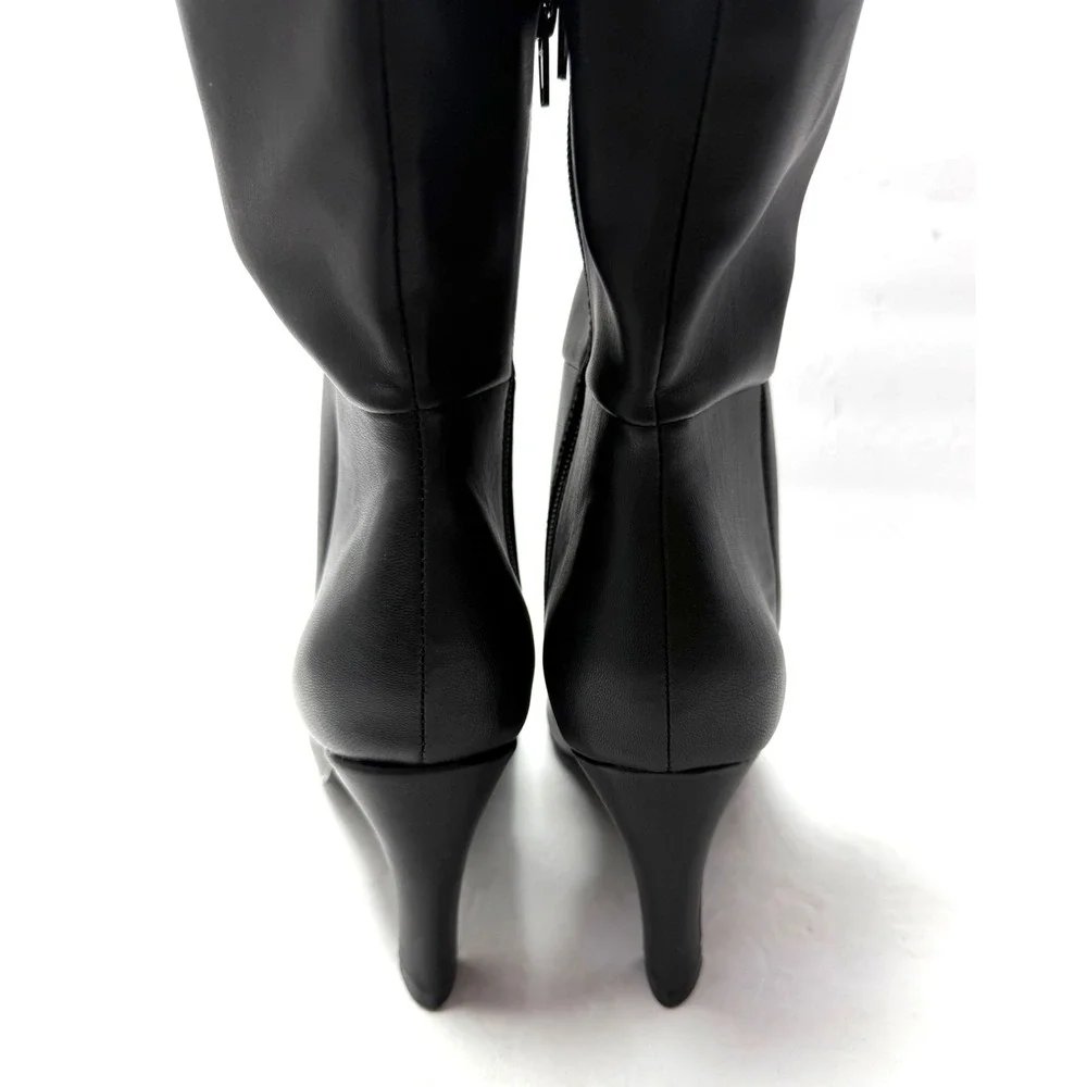 Madden Girl Women's Decode Over-The-Knee Dress Boots Black Size 8 NWT/BOX